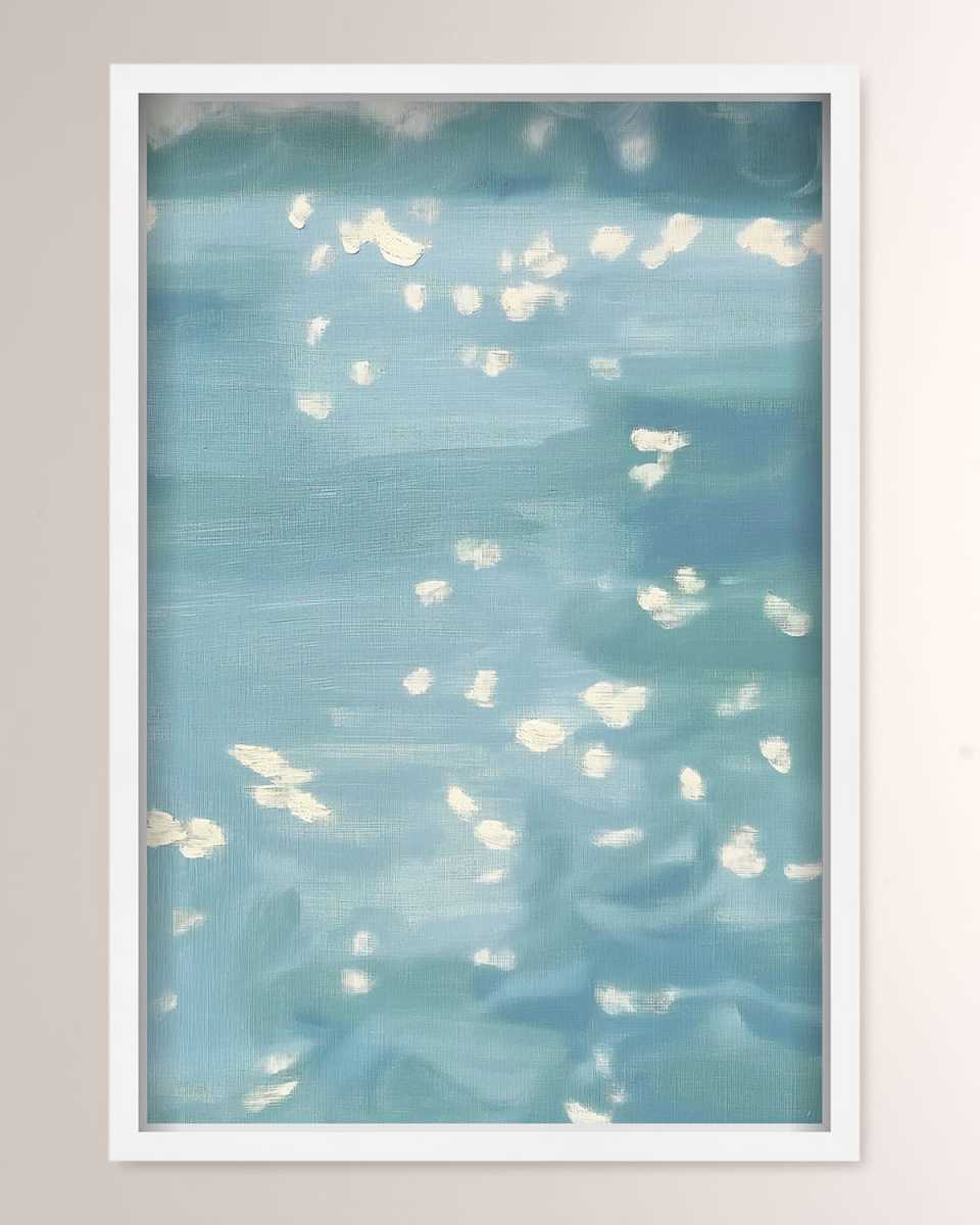 "Lights on the Water I" Framed Art Print
